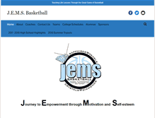 Tablet Screenshot of jemsbasketball.org